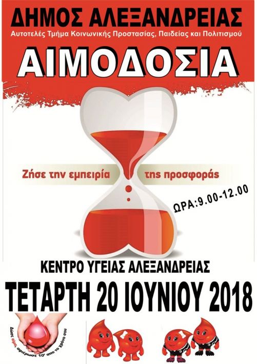 ΑΙΜΟΔΟΣΙΑ 2018